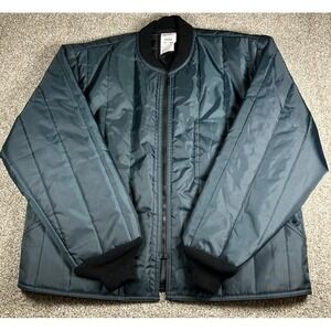 RefrigiWear 0925R Men's Lightweight Workwear Coat Parka Jacket Size 2XL Blue